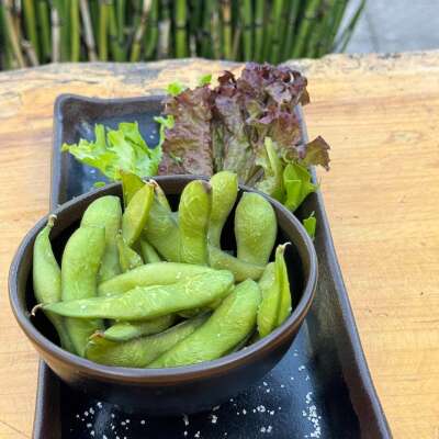 Edamame con sal de mar