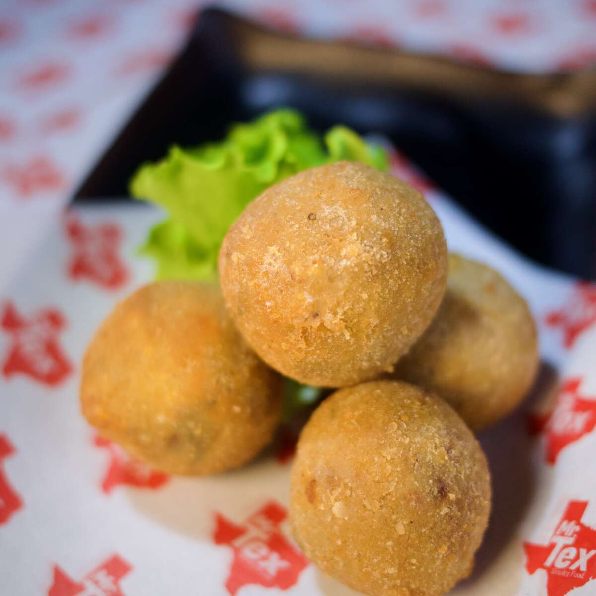 Cheesy Crispy Brisket Balls